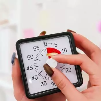Регулируемый уровень громкости Кухонный таймер Видимые напоминания о приготовлении пищи Часы Обратный отсчет для учебы Сигнализация для конференций blue
