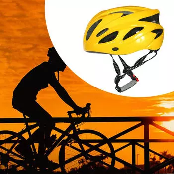 Регулируемый велосипедный шлем для взрослых 57см-62см для активного отдыха синий