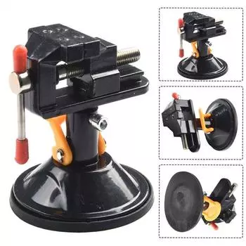 Регулируемый винт губок Универсальная присоска Настольные тиски Плоскогубцы Настольные тиски Бытовые silver-style 2