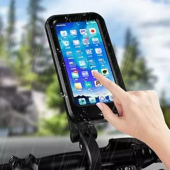 Регулируемый водонепроницаемый держатель для велосипедного телефона, универсальный магнитный чехол на руль велосипеда и мотоцикла, чехол для мобильного телефона, кронштейн для крепления, сумка