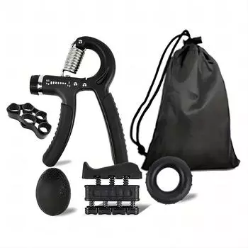 Регулируемый захват для рук R-типа. Упражнения на силу. Укрепляющие плоскогубцы. Пружинный расширитель для запястья. Blue