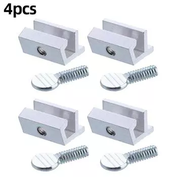 Регулируемый замок безопасности окна бесплатный перфоратор для детской спальни (4шт)