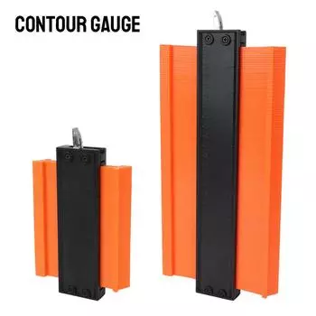 Регулируемый замок, сплав, обработка кромок, мерная линейка, линейка, контурный калибр, профиль, Дубликатор, инструмент, ламинат, плитка, измеритель Meethulp 5 inch Contour Gauge