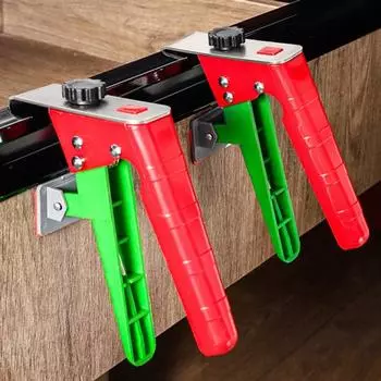 Регулируемый зажим для фиксации ящика, металлический зажим для установки передней части ящика, прочный универсальный зажим для крепления шкафа, плотницкий инструмент для деревообработки и бытовых нужд B