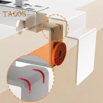 Регулируемый зажим для фиксации ящика, металлический зажим для установки передней части ящика, прочный универсальный зажим для крепления шкафа, плотницкий инструмент для деревообработки и бытовых нужд A