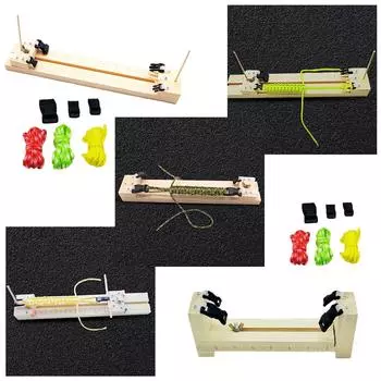 Регулируемый зажим для изготовления браслетов, зажим для изготовления браслетов из паракорда, зажим для изготовления браслетов, набор зажимов для браслетов в форме U, зажим для браслетов из дерева, зажим для самостоятельного вязания A