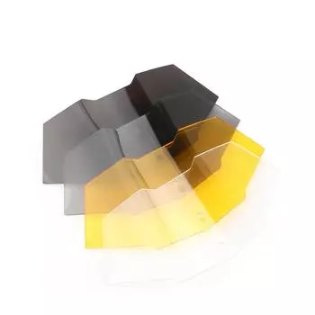 Регулируемый зажим для мотоцикла, удлинитель лобового стекла, спойлер, усиленный дефлектор воздушного потока жёлтый