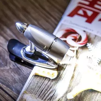 Регулируемый зажимной светодиодный яркий металлический ночник Портативная светодиодная лампа для чтения Bullet Book Light