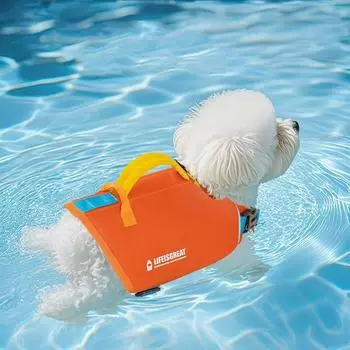 Регулируемый жилет безопасности для собак Светоотражающая спасательная одежда для собак Купальник для щенков Серфинг Дрифтинг XS синий