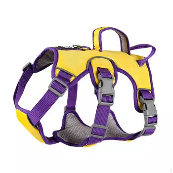 Регулируемый жилет для собак средних и маленьких пород со светоотражающими элементами S