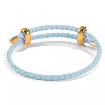 Регулируемый золотой кожаный шнурок, браслет с бусинами на удачу, как по маслу, красный шнурок, полуфабрикат, розовый плетеный шнурок, плетеная веревка Pink blue Waterproof leather cord adjustment