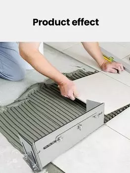 Регулируемый зубчатый шпатель-гребень 400-800 мм для быстрого и равномерного нанесения клея на пол