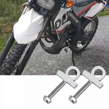 Регулятор цепи Регулятор оси цепи Натяжитель Детали мотоцикла 49CC для мопедов 2 отверстия диаметром 10 мм