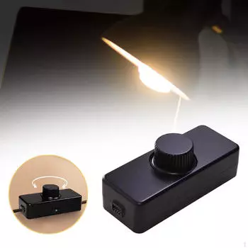 Регулятор диммера 220 В для потолочного плафона для дома на колесах, лодки, черный чёрный