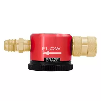 Регулятор расхода азота для систем ОВКВ, латунная конструкция, профессиональный инструмент с эргономичным дизайном для задач продувки и пайки