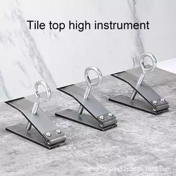 Регулятор высоты плитки Профессиональный сверхмощный точный металлический ручной настенный подъемник для керамической плитки Устройство для выравнивания Инструменты для каменщика