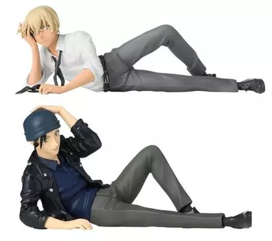 Rei Furuya Shuichi Akai Figure Conan Chokonose Premium Figure Rei Furuya Shuichi Akai Nesoberi ver of 2 Official [Set types]
