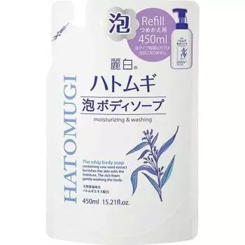 Reihaku Hatomugi Foam Body Soap Refill 450ML