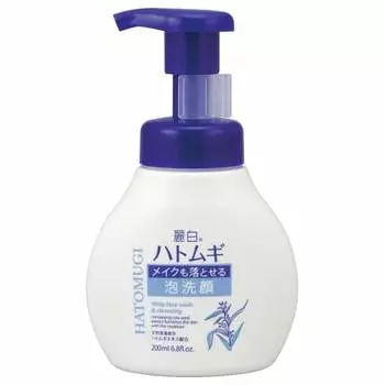 Reihaku Hatomugi Foaming face wash that can remove makeup 200ml