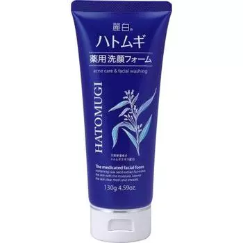 Reihaku Hatomugi medicated facial cleansing foam 130G