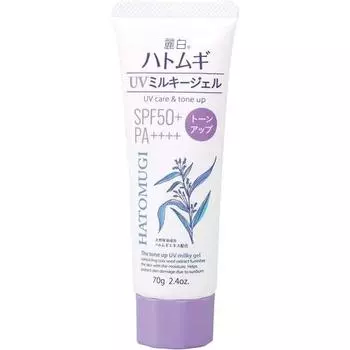 Reihaku Hatomugi Tone UP UV SPF50+ Tube 70g Gel