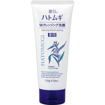 Reihaku Medicated Hatomugi W Очищающая пенка 130 г