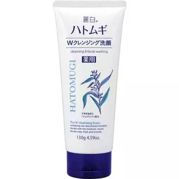Reihaku Medicated Hatomugi W Очищающая пенка 130 г