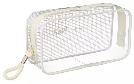 Reimei Fujii Pen Case Kept Clear Pen Pouch Off White KPF9021SR