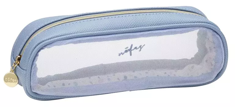 Reimei Fujii Pen Case Nofes Mesh Pen Case Smoky Blue FY1117A