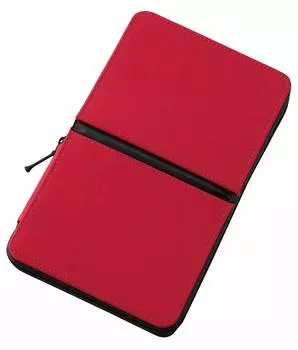 Reimei Fujii Pencil Case Patalino L Red x Navy FY339R