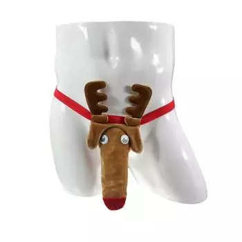 Reindeer Elephant Nose Thongs Elk T Back Panties Cute Underpants Male