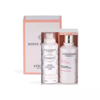 Reine Blanche Basic Foaming Face Cleansing Lotion Set Skin Care Gift Birthday Popular Women Men Famous Coffret Present L OCCITANE +
