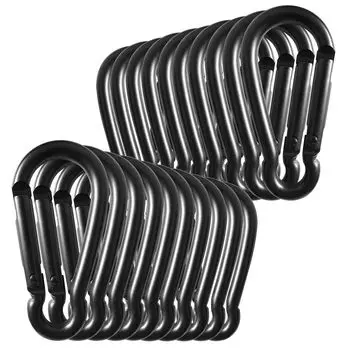 REIYAIBA 20 Ультра Алюминиевый Карабин Мини Карабин Предотвращает Широко Открытый Спортивные Карабины, Шт., Стильный, Маленький, Легкий, Сплав, Многофункциональный,