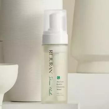 REJURAN Derma Healer Moisture Bubble Очищающая вода, успокаивающее, увлажняющее, KBeauty, корейская косметика, образец