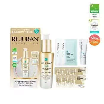 Rejuran Healer Turnovers Ampoule Dual Effect 30 мл Project + Turnovers Ampoule 1 мл 7+derma Healer Cream 10 г+derma Healer Mask 23 мл 2