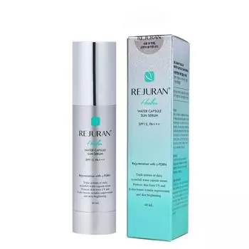 REJURAN Healer Water Capsule Sun Serum, SPF+15, PA+++, Антивозрастное, Увлажняющее, KBeauty, Корейская косметика, пробник