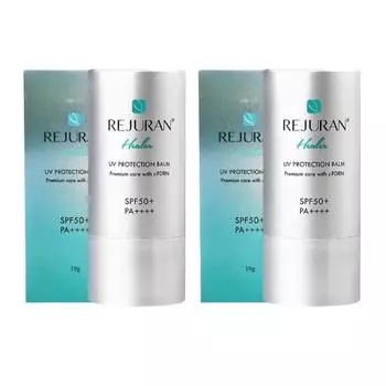 Rejuran Солнцезащитный бальзам Healer UV Protection Balm Sun Stick / SPF50+ PA++++, 2 шт., 19 г