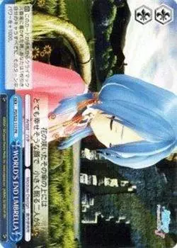 Рекламная карта Weiss Schwarz END UMBRELLA WORLD S PD/S22-117-PR [PR [Южная сторона]]