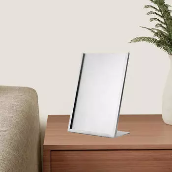 Рекламный стенд, рамка для ценника, сплошной многофункциональный держатель для меню в форме буквы L золотой