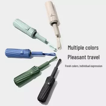 Рекламный зонт с 16-ю спицами и двойным килем для бизнеса и логотипа - полностью автоматический подарочный зонт от солнца sixteen bone double keel