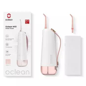 [Рекомендовано стоматологической ассоциацией] Oclean W10 Water Flosser Аппарат для чистки полости рта Jet Water Flow Запатентованный циклонный воздушный насос с 3 режимами Совместимость с приложением