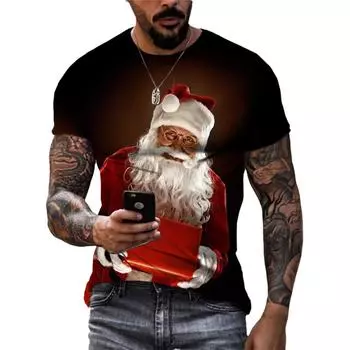 Рекомендуемые Фестиваль Мода Личность Круглый вырез С короткими рукавами Повседневный дух Летний принт XS