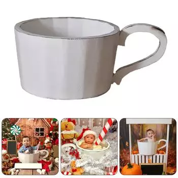 Реквизит для детской фотосъемки, деревянный стаканчик для воды, реквизит для фотосъемки младенцев, малышей, новорожденных, позирующих на фотосессии