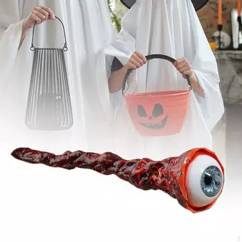 Реквизит для глазного яблока. Жуткий, кровавый, страшный фотореквизит, реквизит для фильмов ужасов, вырванный для