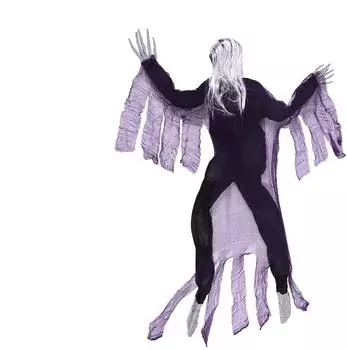 Реквизит для сцен с привидениями на Хэллоуин для скалолазания по стенам One Size чёрный