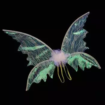 Реквизит для танцевального шоу, Аксессуар для сцены и подиума, Костюмы для косплея феи-бабочки, Крыло для косплея эльфа золотой