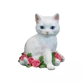 Реквизит для украшения дома в виде кошки, моделирование ремесел из смолы, милый подарок, игрушечная фигурка B