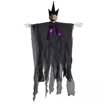 Реквизит для украшения на Хэллоуин, подвесной с капюшоном, комната дома с привидениями, вечеринка, трюк, подвеска на дверь One Size