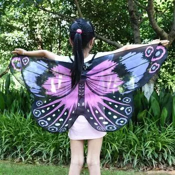 Реквизит для выступлений Крылья бабочки Костюм Плащ Необычная шаль Феи Дети 1