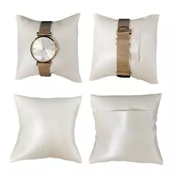 Реквизит мода искусственная кожа часы дисплей подушка держатель браслет ювелирные изделия подушка дисплей браслет подушка S чёрный